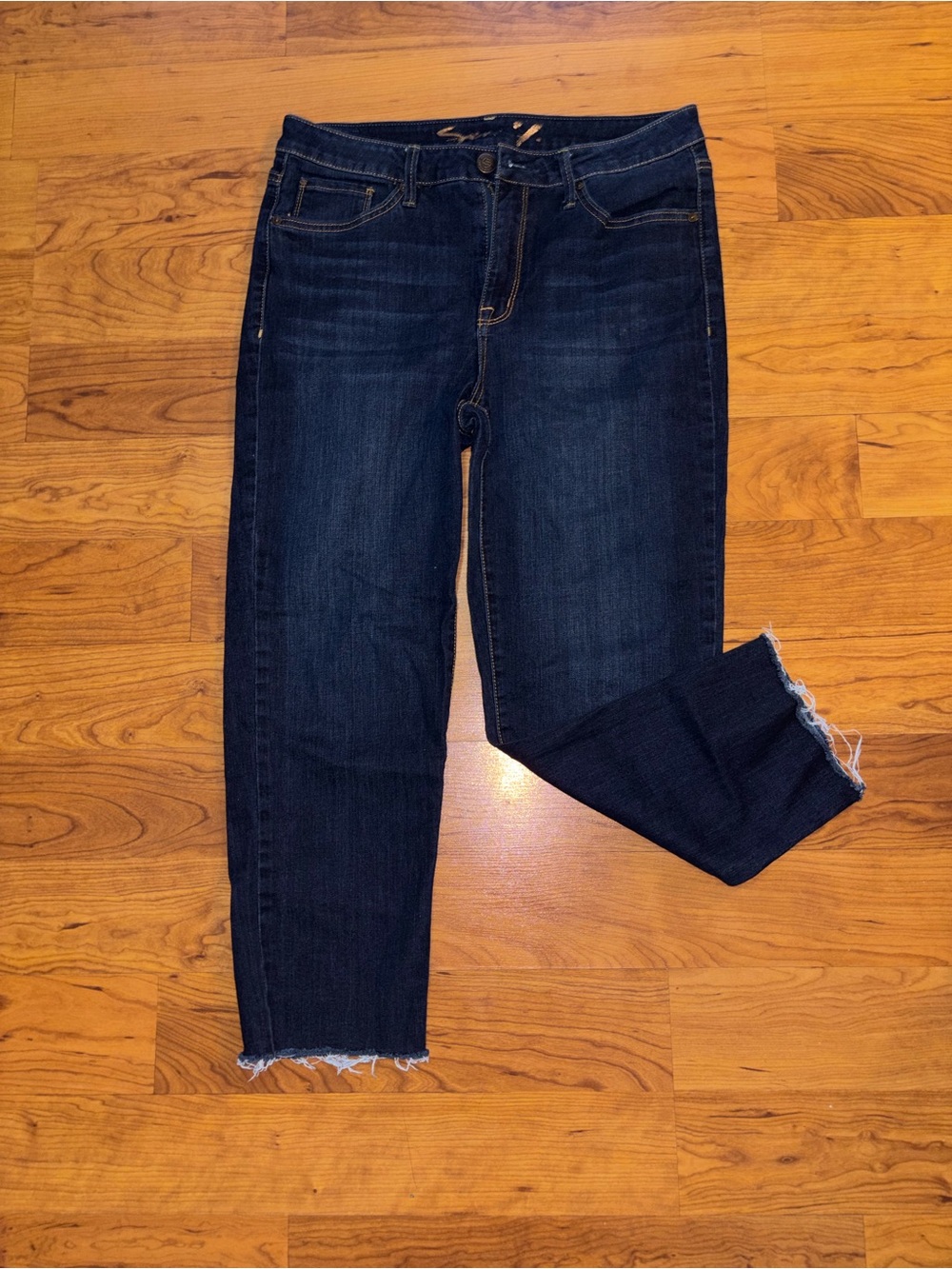 Seven 7 Women's Dark Wash Ankle Jeans -